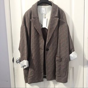 MANGO Pocket Oversized Blazer